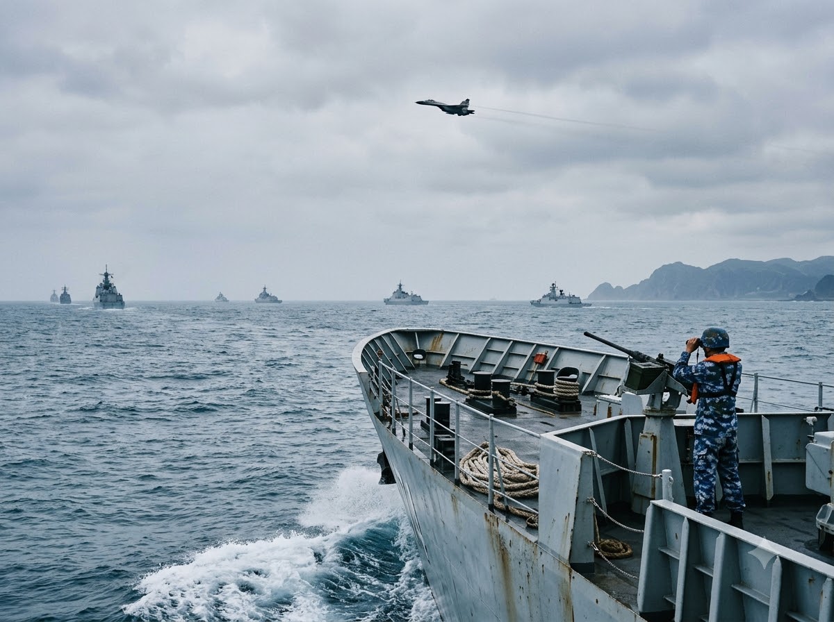 Chinese drills encircle Taiwan. Could a blockade be next?
