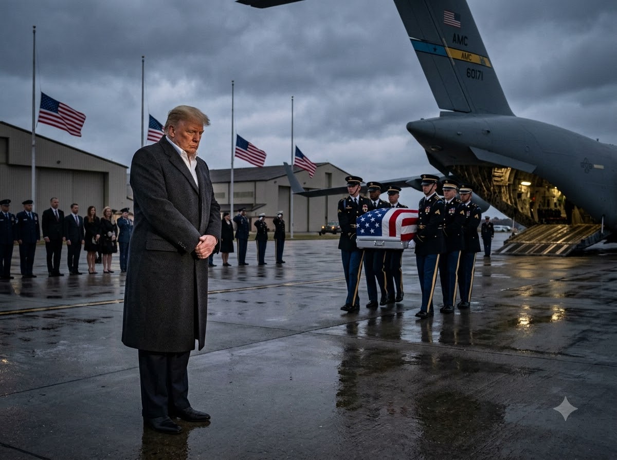 If Trump's Presence at the Dignified Transfer Shifts Legacy