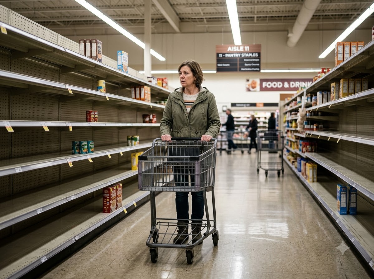 Empty Shelves Loom: Food Shortages Could Spark Panic Buying — Details in Comments