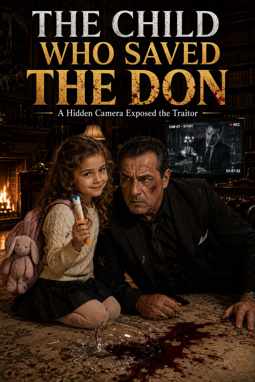 THE MAID’S FOUR-YEAR-OLD DAUGHTER USED HER LAST EPIPEN TO SAVE A DYING MAFIA DON—THEN A HIDDEN CAMERA EXPOSED THE TRAITOR INSIDE HIS HOUSE