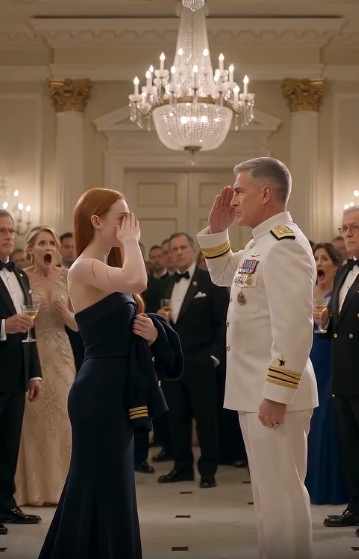 **Her Family Mocked Her Scars—Then the Admiral Stood Up and Saluted Her**