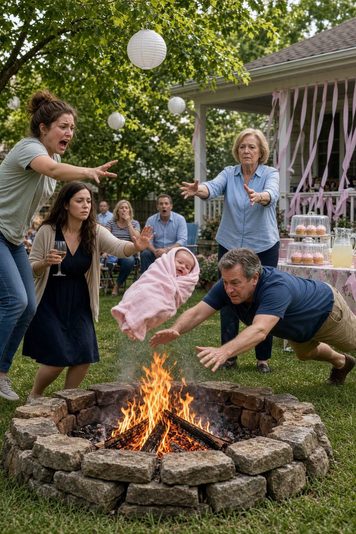 MY MOTHER THREW MY SIX-WEEK-OLD BABY TOWARD THE FIRE—THEN MY QUIET FATHER DOVE THROUGH THE FLAMES AND EXPOSED THE FAMILY SECRET SHE HAD BURIED FOR 32 YEARS