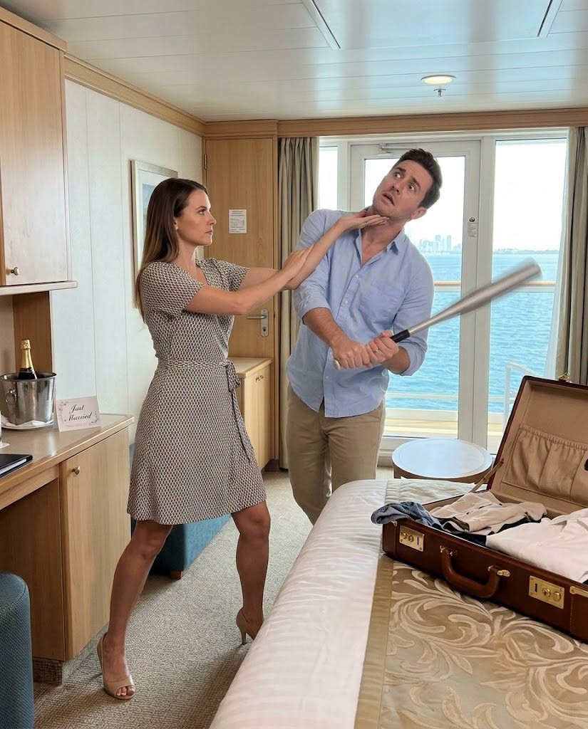 My Husband Brought a Baseball Bat on Our Honeymoon to “Teach Me My Place”—He Forgot I Was a Marine Combat Instructor