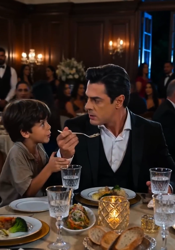 THE BOY WHO STOPPED THE BILLIONAIRE'S LAST BITE