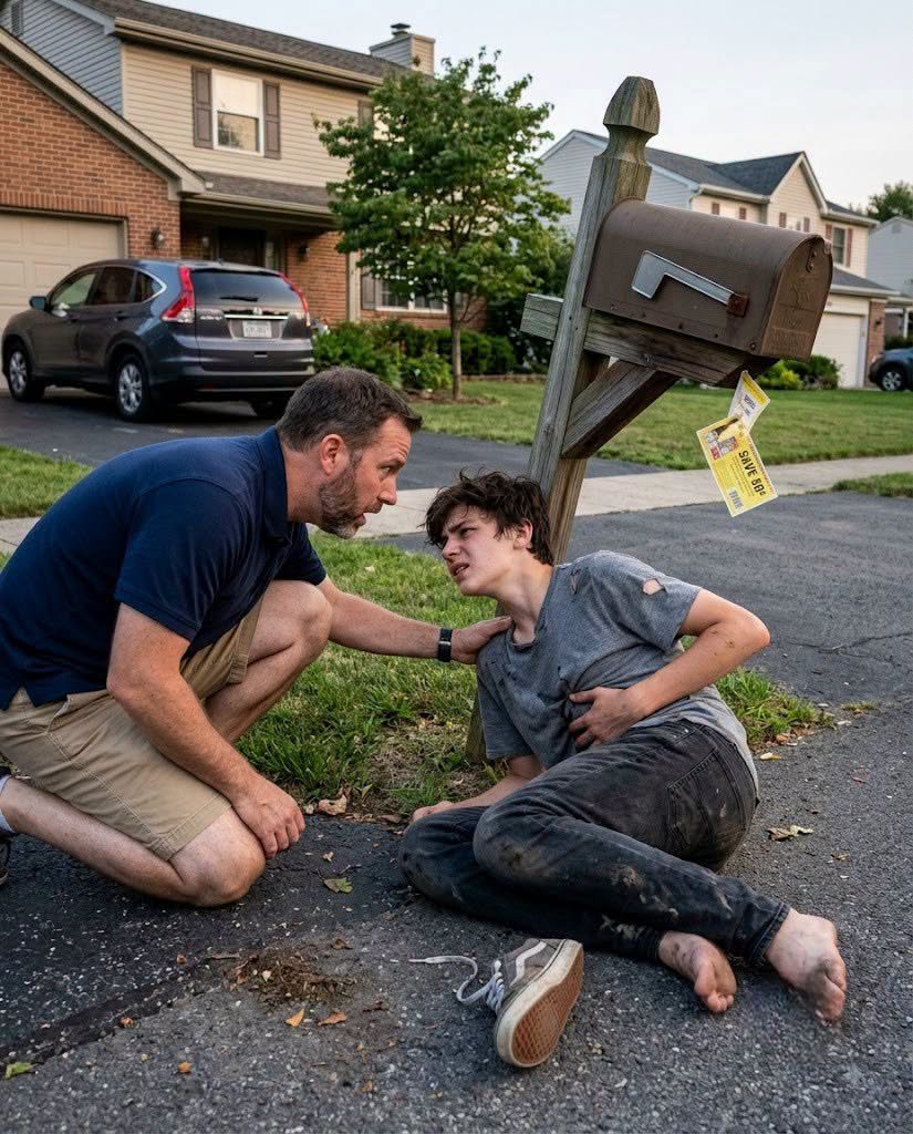 **My Son Crawled Home With Broken Ribs, Whispering “Lock the Door”—Then My Father Called Before the Ambulance Even Left**