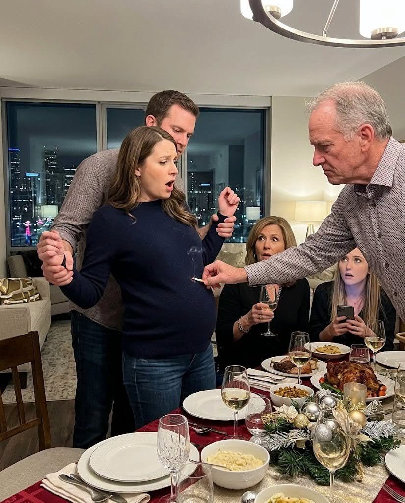 **MY FATHER-IN-LAW BURNED MY PREGNANT BELLY WHILE MY HUSBAND HELD ME DOWN—THEN THEY ORDERED ME OUT OF THE PENTHOUSE I OWNED**