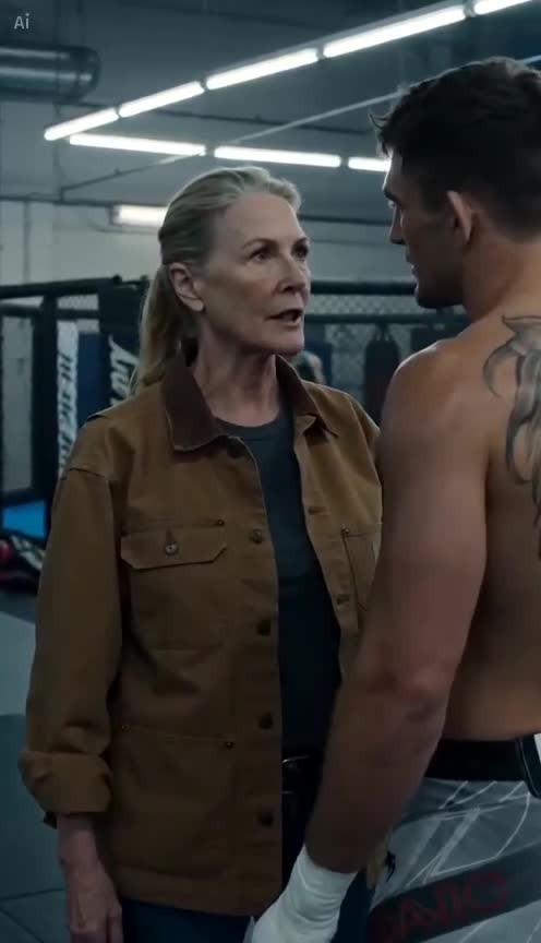 When an Undefeated Cage Fighter Threatens His Girlfriend's Mother, His Coach Suddenly Recognizes Her