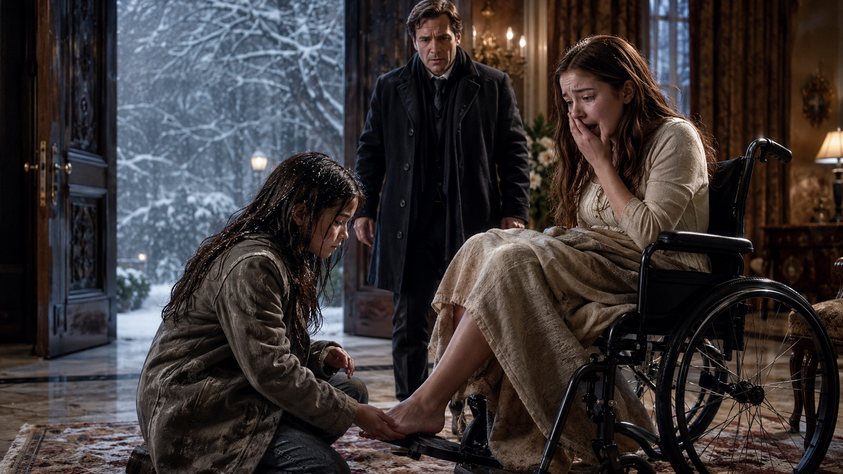 The Girl I Found in the Snow Touched My Daughter’s Foot—and Changed Everything