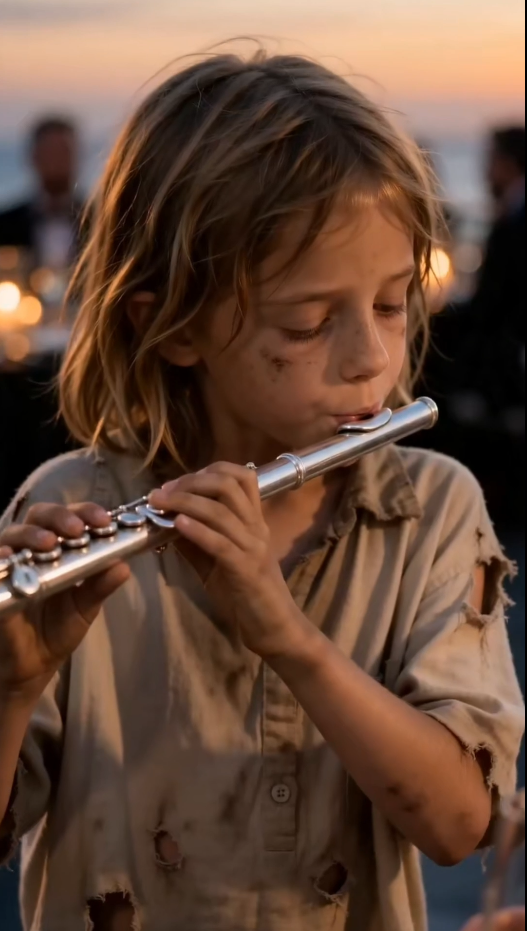 A Barefoot Boy Played One Song at a Rooftop Gala—Then the Woman in Gold Heard the Name She Had Buried for 11 Years