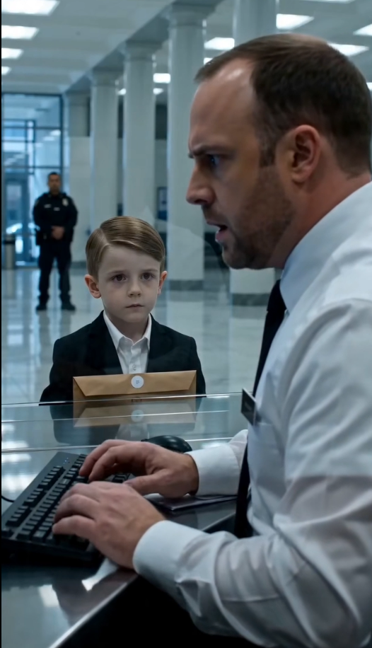 An Eight-Year-Old Boy Walked Alone to Airport Security With a Sealed Envelope—What the Officer Found Inside Stopped Flight 218 and Exposed His Family’s Cruelest Lie