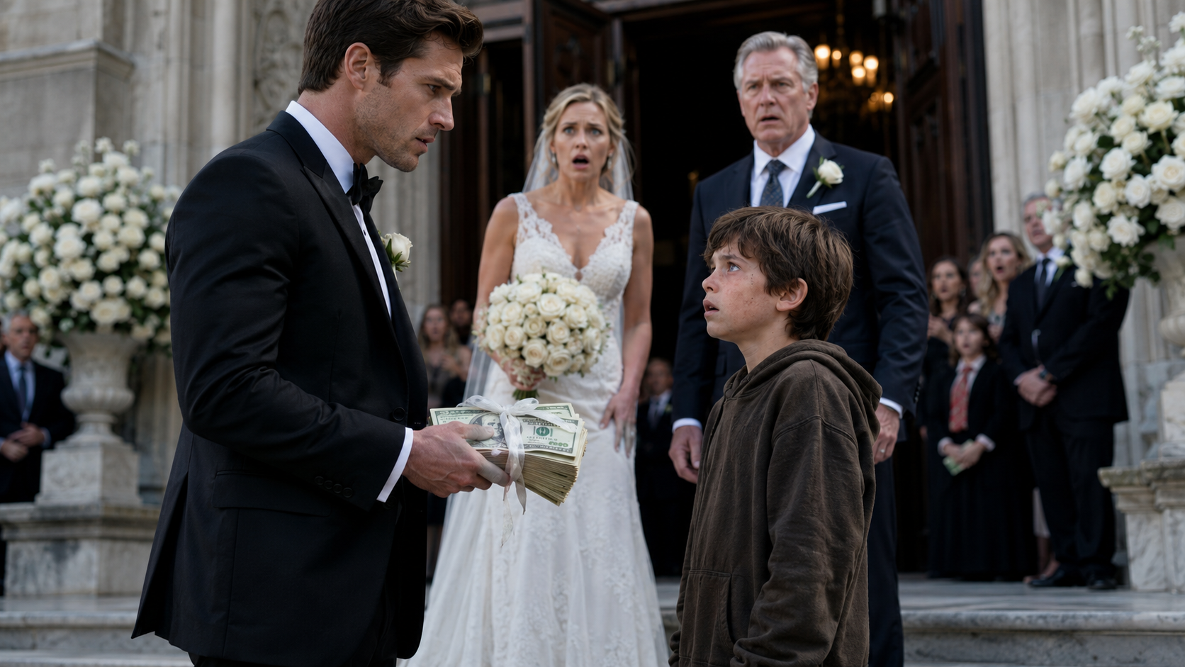 A Boy Stopped My Wedding With $50,000—Then He Told Me Who Paid His Mother to Disappear