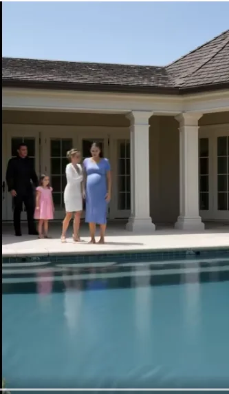 Pregnant Woman Pushed into Pool by Jealous Guest, Husband's Powerful Identity Revealed as SUV Fleet Arrives
