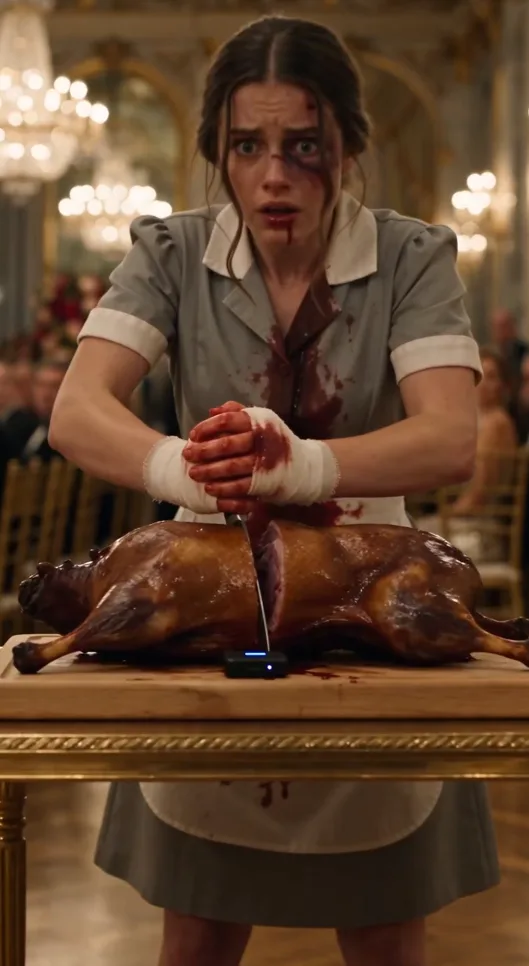 THE MAFIA BOSS WATCHED THIRTY-SIX GUESTS STARE AT HIS MAID'S BLOODSOAKED BANDAGES, BUT HE NOTICED THE TERRIFIED LOOK SHE GAVE HIS FIANCÉE.