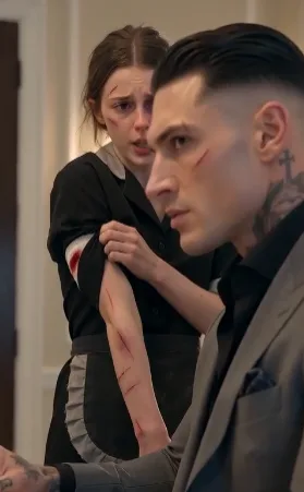 THE MAFIA BOSS SAW HIS INJURED MAID DEFY HIS FIANCÉE JUST TO PUT DINNER BACK IN FRONT OF HIS HUNGRY DAUGHTER