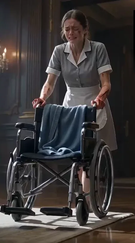 THE MAFIA BOSS WATCHED HIS MAID PUSH AN EMPTY WHEELCHAIR TOWARD HIM, BUT WHEN HE RECOGNIZED HIS MOTHER'S BLUE CARDIGAN, HIS SMILE DISAPPEARED.