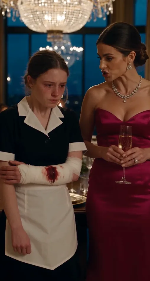 THE MAFIA BOSS NOTICED HIS MAID COULD BARELY MOVE HER LEFT WRIST, BUT SHE WAS MORE AFRAID OF WHAT WAS HAPPENING BEYOND THE DINING ROOM.