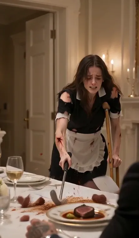 THE MAFIA BOSS THOUGHT HIS FIANCÉE WAS PLANNING THEIR WEDDING, UNTIL A BLEEDING MAID SMASHED HIS STEAK PLATE AND REVEALED THAT HIS FAMILY DOCTOR HAD ALREADY DECLARED HIM INCAPABLE OF RUNNING HIS COMPANIES.