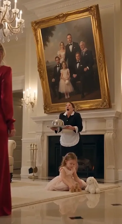 THE MAFIA BOSS WATCHED HIS LITTLE DAUGHTER CRY BESIDE THE DESTROYED PORTRAIT OF HER DEAD MOTHER, BUT WHEN SHE REVEALED WHAT VANESSA HAD TOLD HER, HIS HEART BROKE.