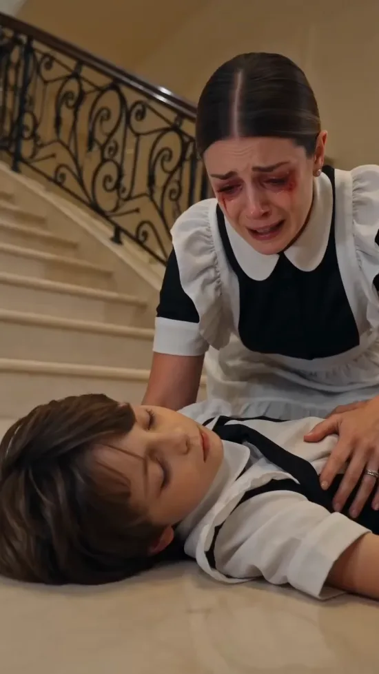 THE MAFIA BOSS WATCHED HIS NANNY CRY OVER HIS UNCONSCIOUS SON WITH BLOOD SOAKING HER DRESS—BUT WHEN HE DISCOVERED WHO HAD THREATENED THE CHILD, HIS EXPRESSION TURNED COLD.