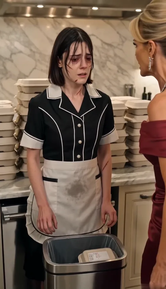 THE MAFIA BOSS SAW A DINNER CONTAINER IN THE TRASH AND BLOOD ON HIS MAID'S FACE, BUT NEITHER HAD BEEN AN ACCIDENT OF HER MAKING.