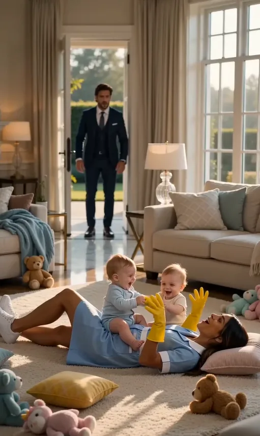 THE MAFIA BOSS'S HOUSEKEEPER CLAIMED HIS NANNY WAS MAKING HIS BABIES MISERABLE—BUT WHEN HE DISCOVERED WHO HAD FORBIDDEN HER FROM COMFORTING THEM, HIS EXPRESSION TURNED COLD.