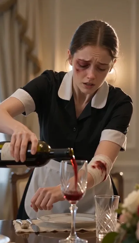 THE MAFIA BOSS WATCHED HIS FIANCÉE MOCK A MAID WITH A BLEEDING BACK—BUT WHEN SHE EXPOSED THE PLAN FOR NINE-THIRTY, THE ENTIRE ROOM FELL SILENT.