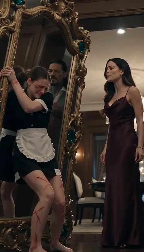 THE MAFIA BOSS LEARNED HIS MAID HAD BEEN FORCED TO MOVE A MIRROR FIVE TIMES HER SIZE AFTER SHE DISCOVERED HIS SAFE CODE ON THE BACK