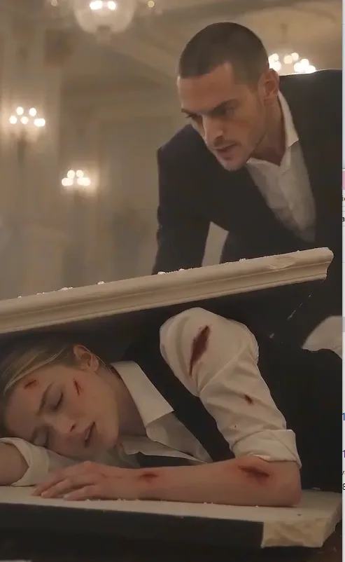 THE MAFIA BOSS WALKED INTO THE RUINED BALLROOM AND FOUND A BLEEDING WAITRESS PINNED BENEATH THE COLLAPSED CEILING BESIDE HIS MOTHER