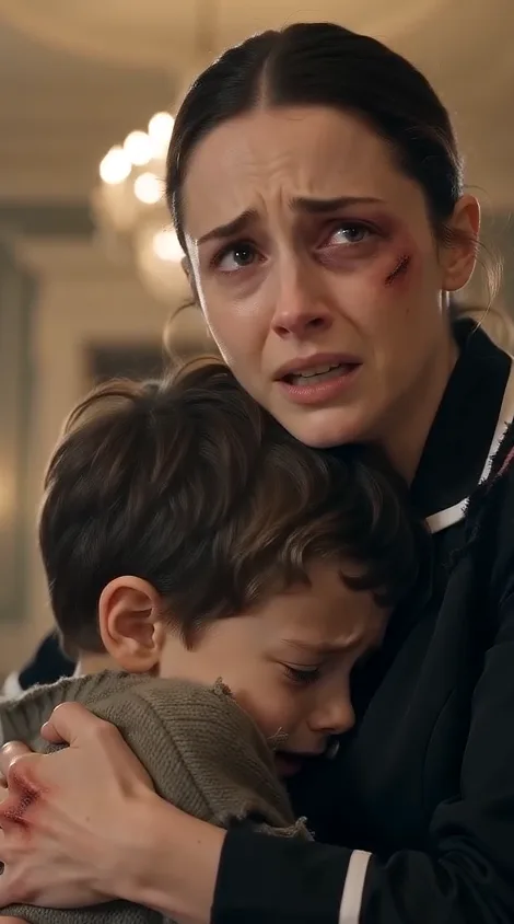 THE MAFIA BOSS WATCHED A SIX YEAR OLD BOY HIDE BEHIND HIS BRUISED MAID, BUT WHEN HE ASKED WHAT HAD HAPPENED TO THE CHILD'S BABY SISTER, THE ANSWER LEFT HIM SPEECHLESS.