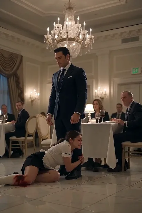 THE MAFIA BOSS ASKED A BEAUTIFUL WAITRESS, "WHO MADE YOU CRY?" AS SHE COLLAPSED BESIDE HIS TABLE—BUT WHEN SHE POINTED TOWARD THE SENATOR'S BODYGUARD, THE ROOM FELL SILENT.