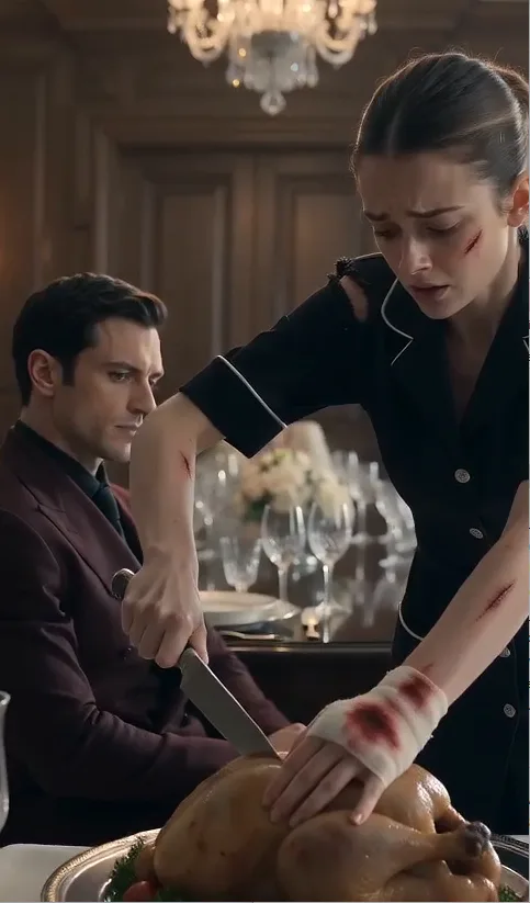 THE MAFIA BOSS WAS SERVED DINNER BY HIS BLEEDING MAID—THEN SHE SERVED HIM THE TRUTH.