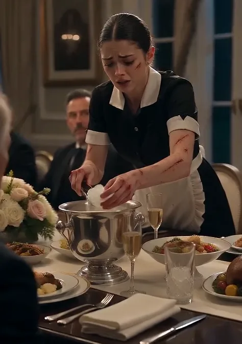 THE MAFIA BOSS LOOKED DOWN THE TABLE AFTER IRIS REVEALED THE MAN FROM SCARLETT’S BEDROOM WAS SITTING AMONG HIS GUESTS