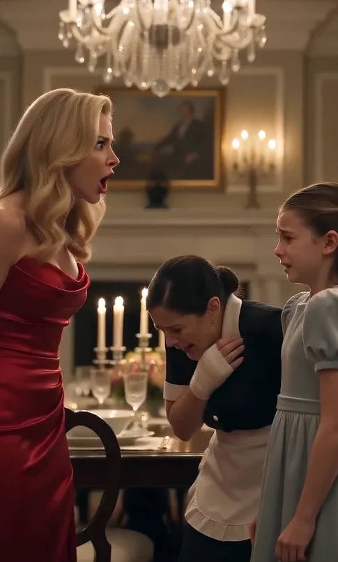 THE MAFIA BOSS'S FIANCÉE DEMANDED HIS INJURED MAID BE FIRED FOR HIDING PRICELESS JEWELRY—BUT WHEN HIS DAUGHTER REVEALED GRANDMA'S SECRET PROMISE, VANESSA TURNED PALE.