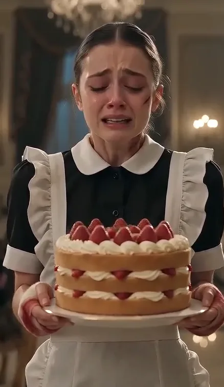 THE MAFIA BOSS SAW HIS CRYING MAID CARRY A BIRTHDAY CAKE FROM HIS DAUGHTER THEN NOTICED BLOOD SOAKING THROUGH BOTH HER BANDAGED HANDS