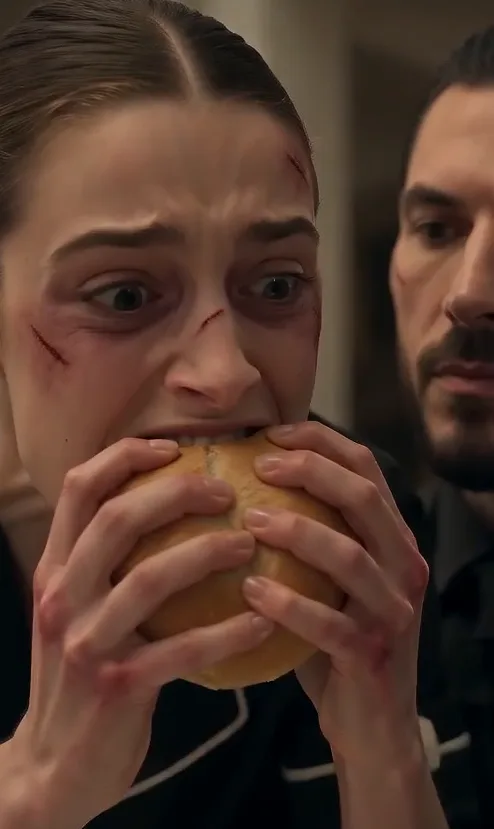 THE MAFIA BOSS WATCHED HIS BRUISED MAID STEAL BREAD FROM BESIDE HIS PLATE THEN REALIZED SHE HAD NOT EATEN SINCE BREAKFAST
