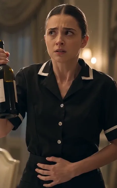 THE MAFIA BOSS'S GUESTS LAUGHED WHEN A POOR MAID WARNED HIM NOT TO DRINK, BUT THEIR SMILES VANISHED WHEN THE BOTTLE SHATTERED.