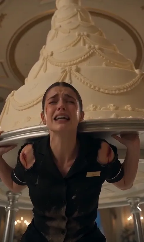 THE MAFIA BOSS CALLED SECURITY TO LIFT THE FRAME WHILE VANESSA STOOD FROZEN BESIDE THE RUINED CAKE