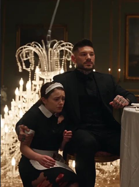 THE MAFIA BOSS ASKED WHAT HAPPENED ABOVE THE DINING ROOM AND VANESSA IMMEDIATELY SAID NOTHING
