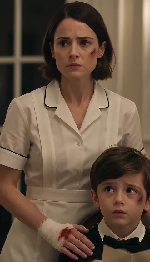 THE MAFIA BOSS'S FIANCÉE THREATENED TO FIRE HIS BRUISED MAID FOR FEEDING HIS SON—BUT WHEN THE BOY REVEALED A FORGED SIGNATURE, VANESSA BEGAN TREMBLING.