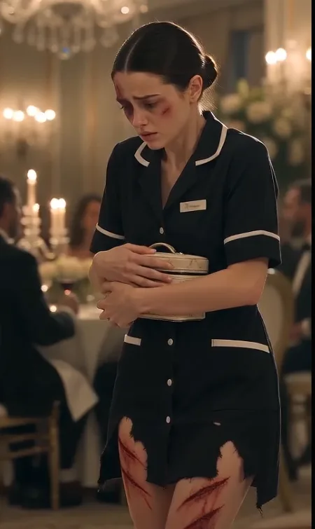 THE MAFIA BOSS SAW HIS INJURED MAID CARRYING HIS MOTHER’S SEWING BOX THROUGH DINNER AND VANESSA IMMEDIATELY STARTED EXPLAINING HER WOUNDS