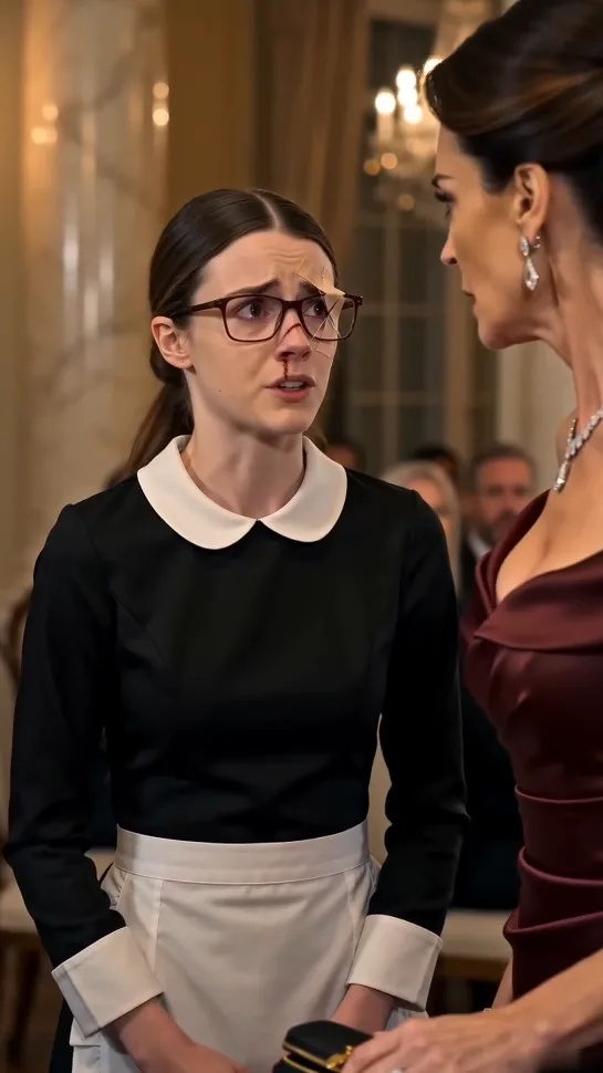 THE MAFIA BOSS WATCHED HIS FIANCÉE MOCK A MAID WHO COULDN'T AFFORD NEW GLASSES—BUT WHEN HE LEARNED WHY SHE WANTED MRS. CARTER FIRED, HIS HANDS BEGAN TREMBLING.