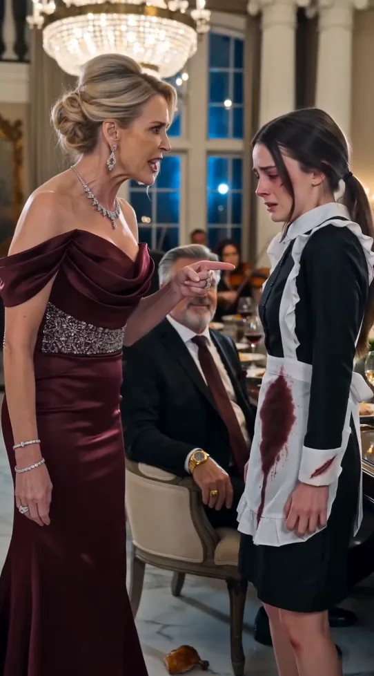 THE MAFIA BOSS WATCHED HIS FIANCÉE SLAP A MAID OVER ONE PIECE OF CHICKEN—BUT WHEN RICHARD ADMITTED GIVING IT TO HER, VANESSA'S SMILE VANISHED.