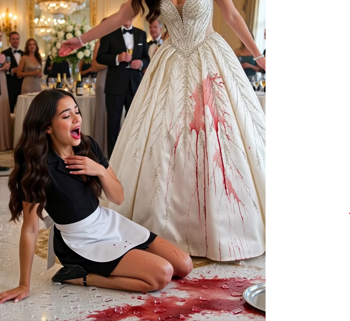The Grand Windsor Ballroom shimmered beneath magnificent crystal chandeliers as the city's wealthiest families gathered to celebrate Sophia Harrington's twenty-fifth birthday.