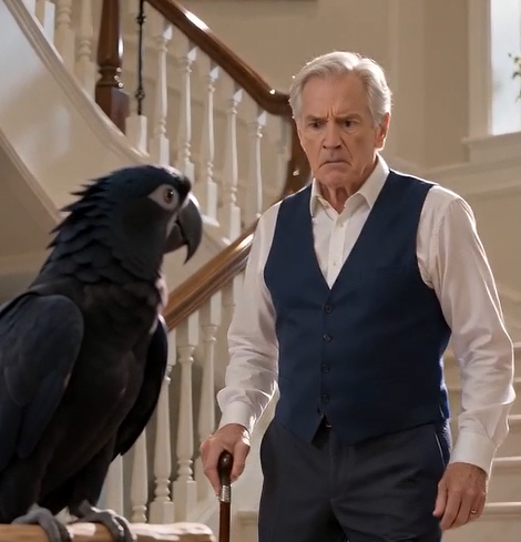 THE PARROT KNEW WHO WANTED HIM GONE