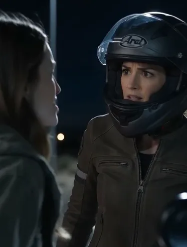 Four Men Surrounded the Biker—Then She Pulled Out Something They Never Expected