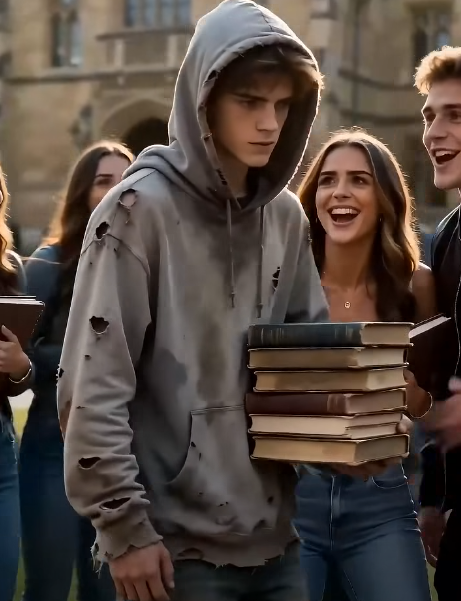 Billionaire in a Torn Hoodie - Full Story