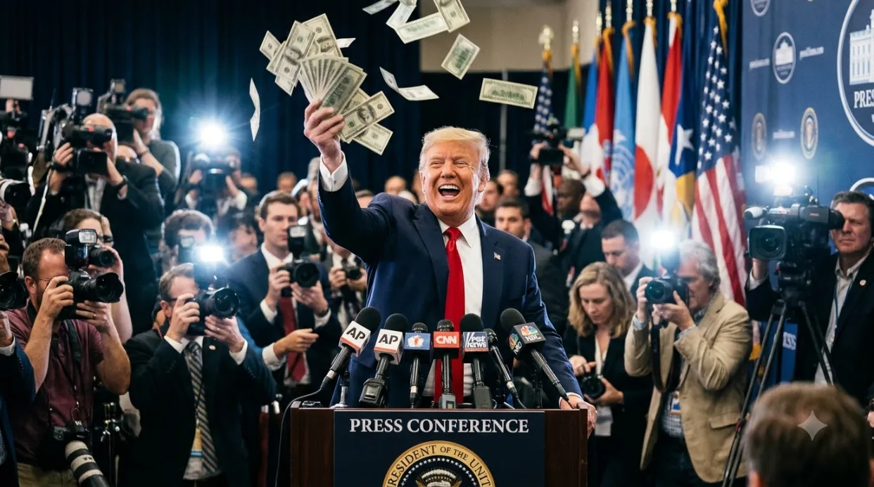 THE 40-TRILLION-DOLLAR BRIBING BOMB: Trump’s Secret Post-Convention Directive Unleashes Total National Panic as Wall Street Rushes to Block the $5,000 Cash Drop Ahead of the November 3 Showdown!