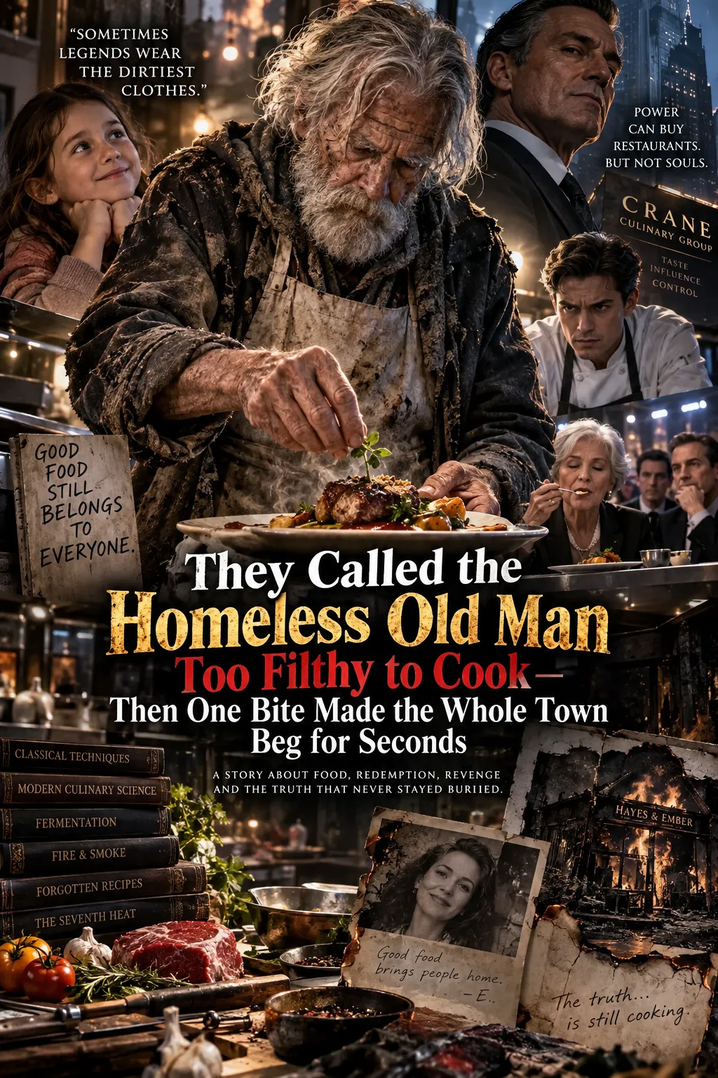 They Called the Homeless Old Man Too Filthy to Cook—Then One Bite Made the Whole Town Beg for Seconds