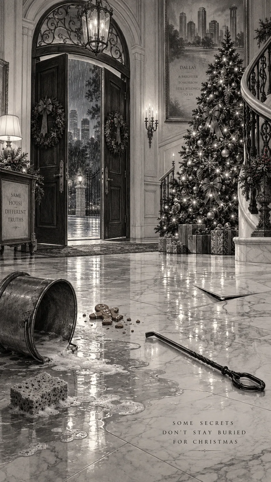 THE FLOOR SHE SCRUBBED WAS HIDING HER MOTHER'S LAST MESSAGE : He Came Home to Find His Daughter on Her Knees—Then the Maid Whispered, “Don't Let Her Touch That Tile.