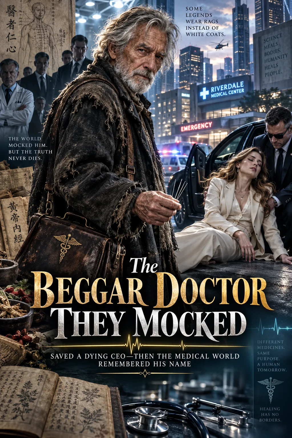 THE BEGGAR DOCTOR THEY MOCKED SAVED A DYING CEO—THEN THE MEDICAL WORLD REMEMBERED HIS NAME